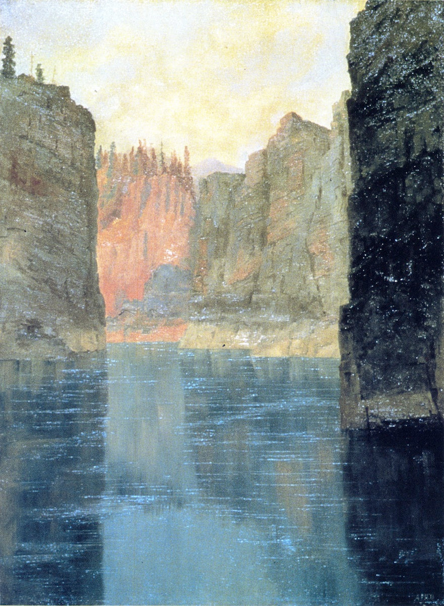 Cabinet Gorge, Idaho by Abby Williams Hill,A3(16x12")Poster