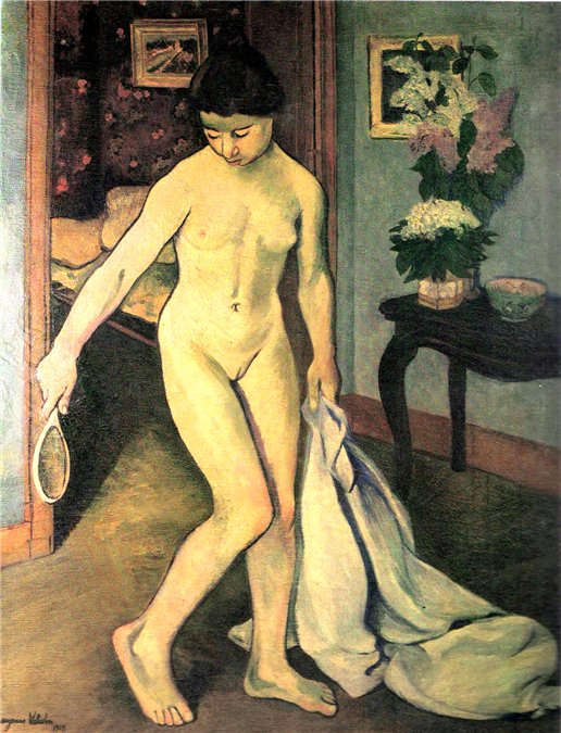 Nude at the Mirror by Suzanne Valadon,A3(16x12")Poster