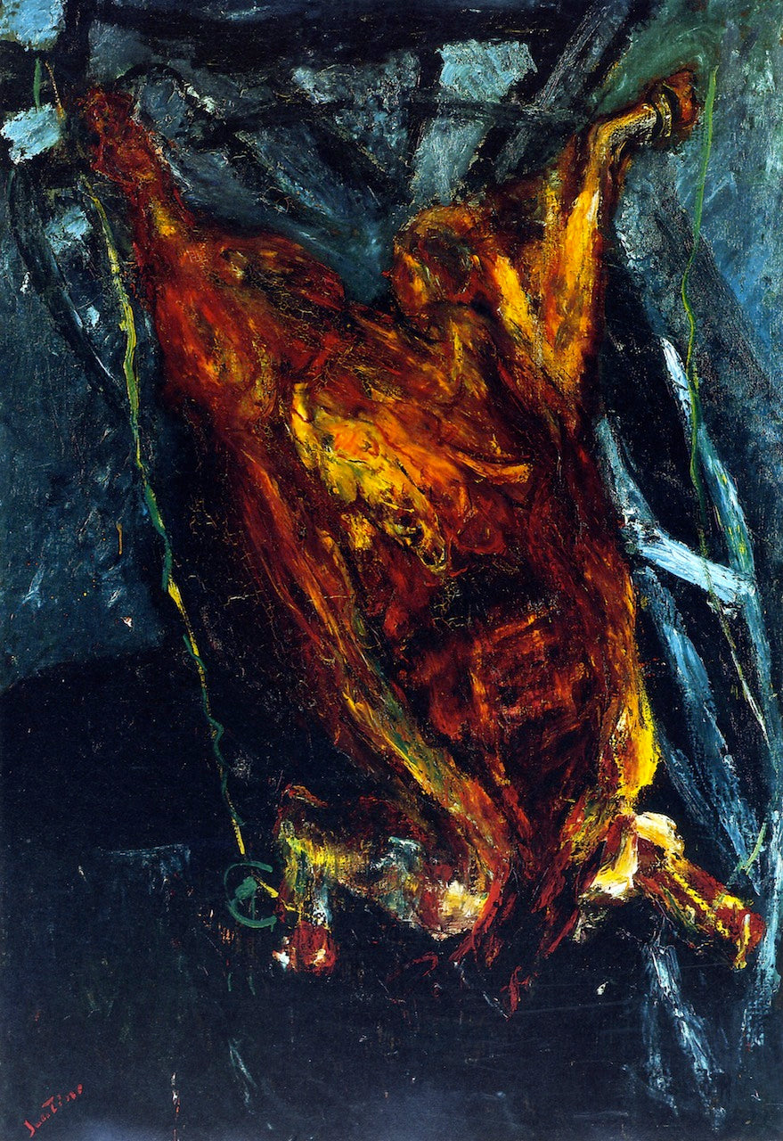 Beaf, vintage artwork by Chaim Soutine, 12x8" (A4) Poster