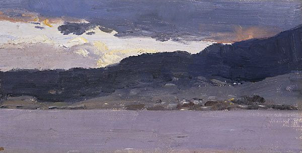 Landscape sketch, Hobart by Tom Roberts,A3(16x12")Poster