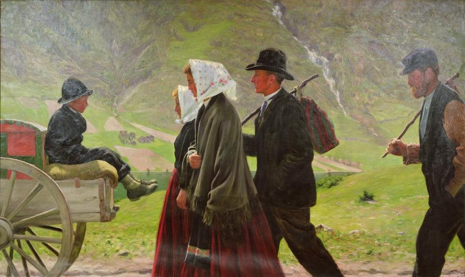Emigrants by Gustav Wentzel,A3(16x12")Poster