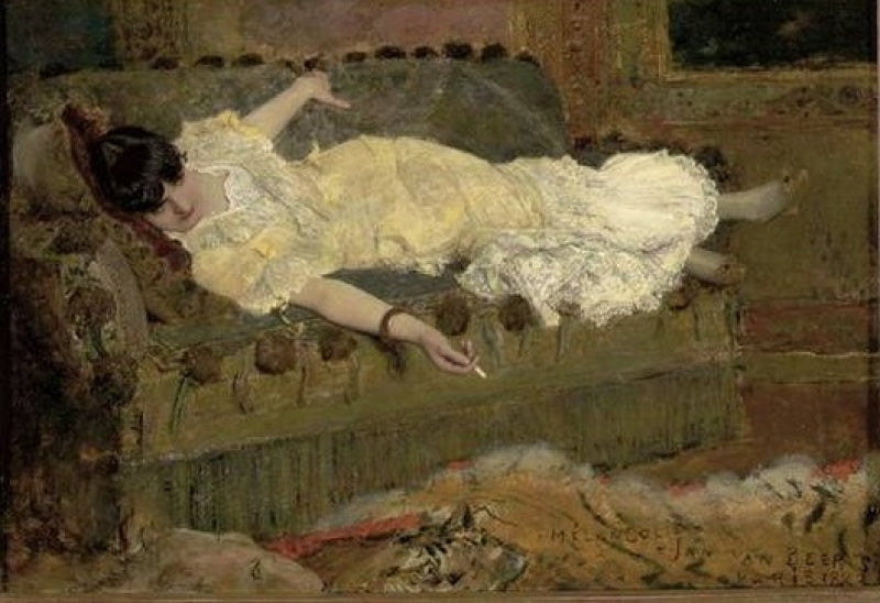 Melancholy by Jan van Beers,A3(16x12")Poster