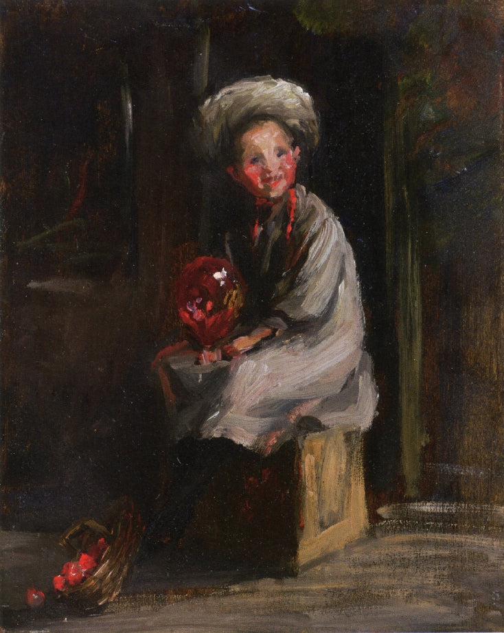Cori with a Balloon by Robert Henri,A3(16x12")Poster