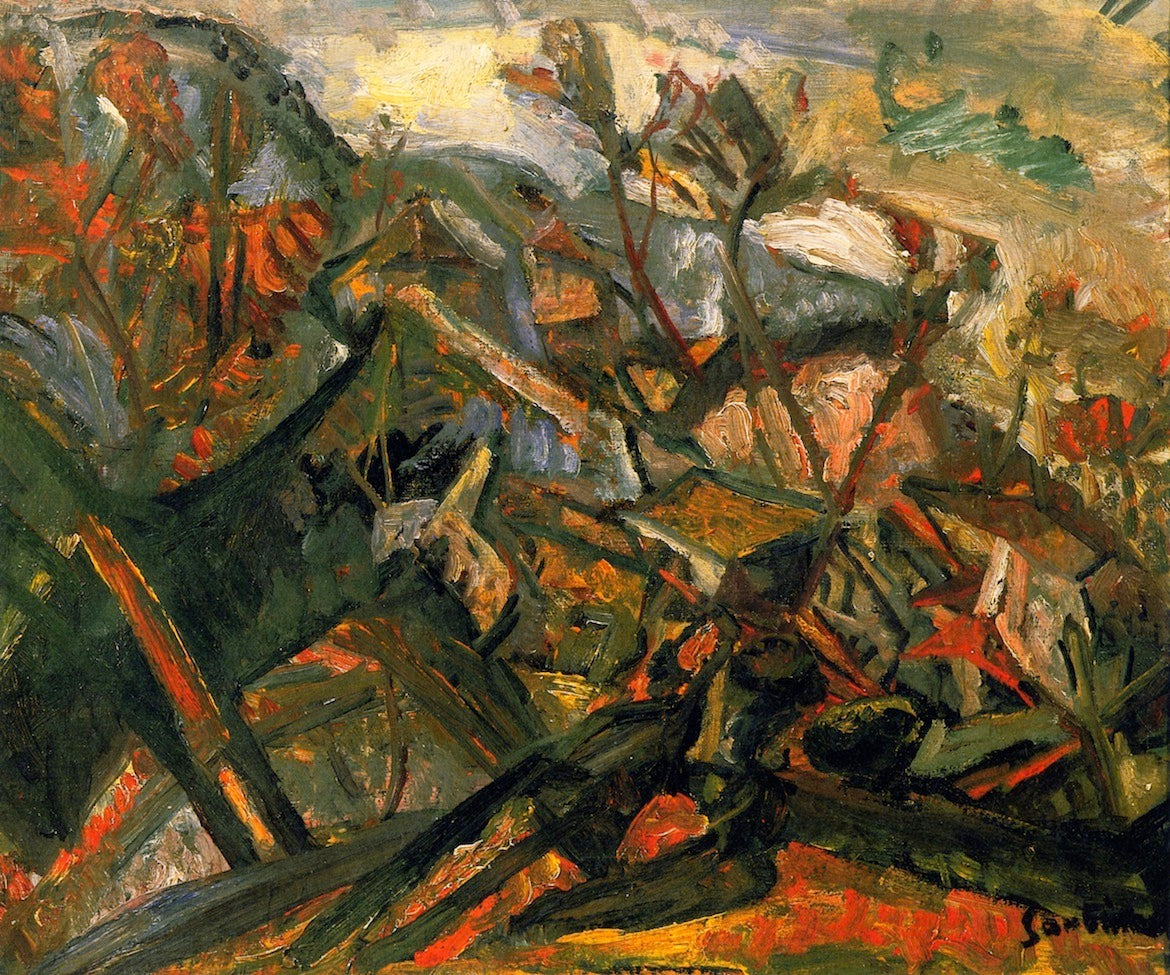 Céret Landscape by Chaim Soutine,16x12(A3) Poster