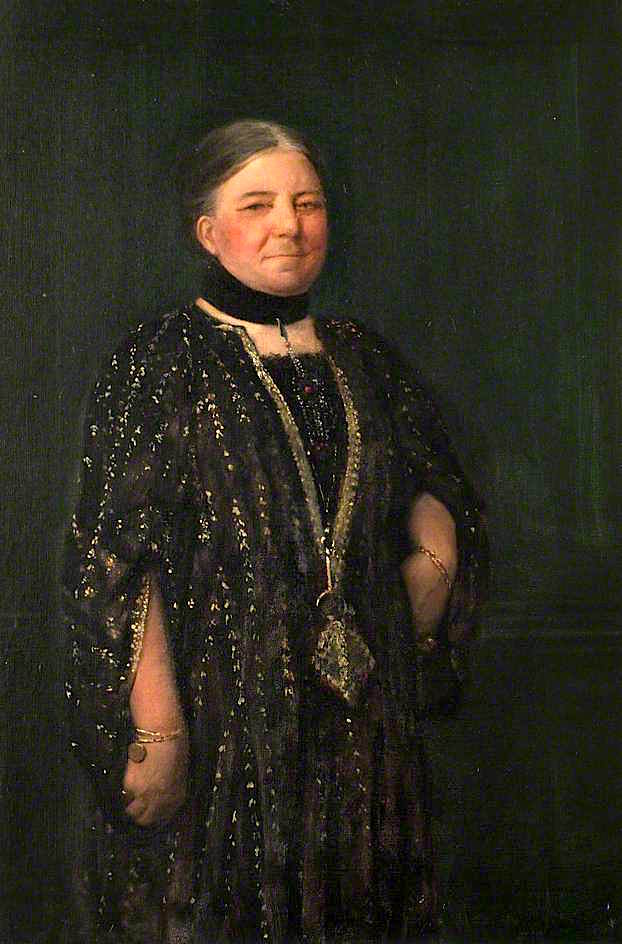 Mrs Esther Lucy J. Ridsdale, vintage artwork by Philip Edward Burne-Jones, 12x8" (A4) Poster