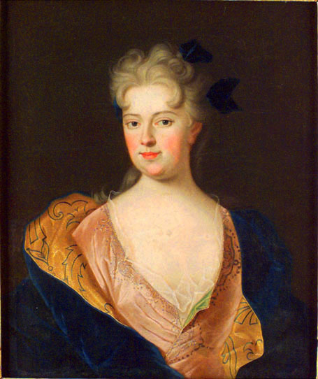 Anna Leszczyńska, vintage artwork by Johan Starbus, 12x8" (A4) Poster