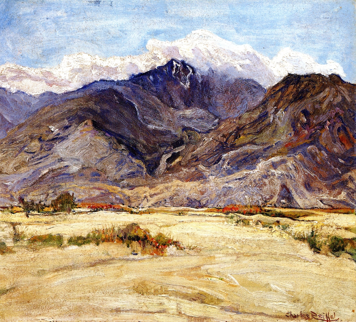 re Desert and Mountain Meet (San Jacinto) by Charles Reiffel,A3(16x12")Poster