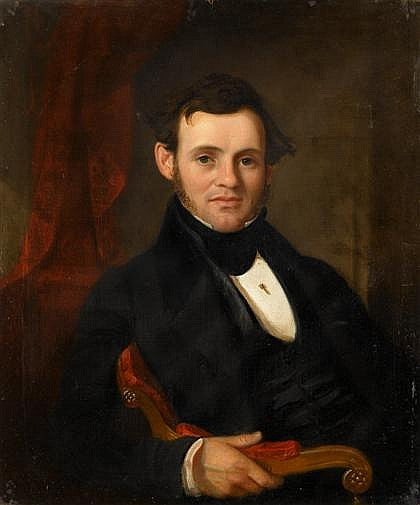 Portrait of William Smith, vintage artwork by John F. Francis, A3 (16x12") Poster Print