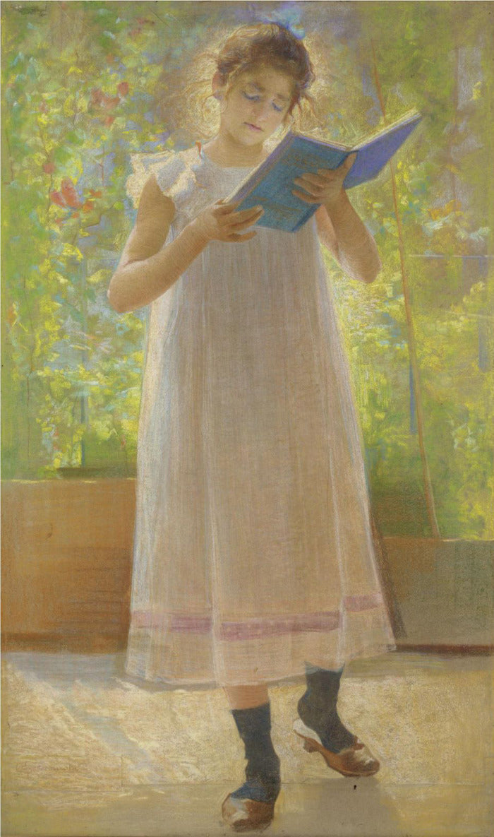 The Blue Book by Giovanni Sottocornola,A3(16x12")Poster