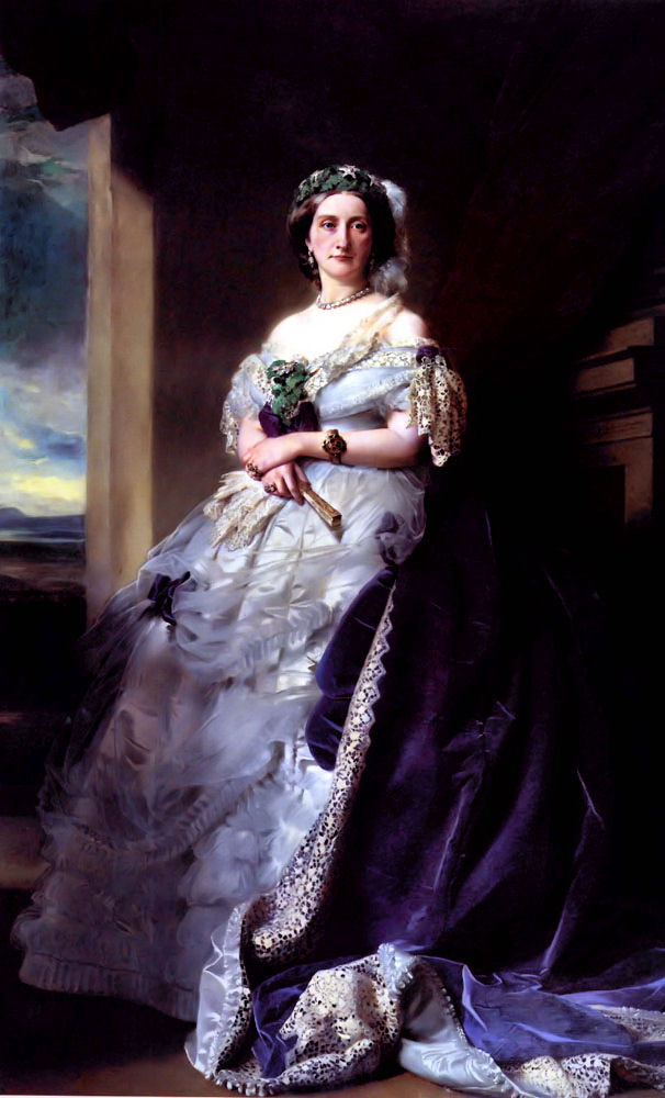 Julia Louise Bosville, Lady Middleton, vintage artwork by Franz Xavier Winterhalter, A3 (16x12") Poster Print