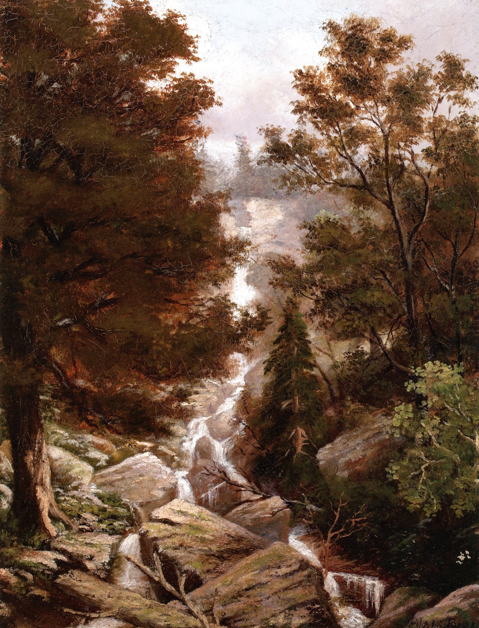 Chedoke Ravine, vintage artwork by William Blair Bruce, 12x8" (A4) Poster