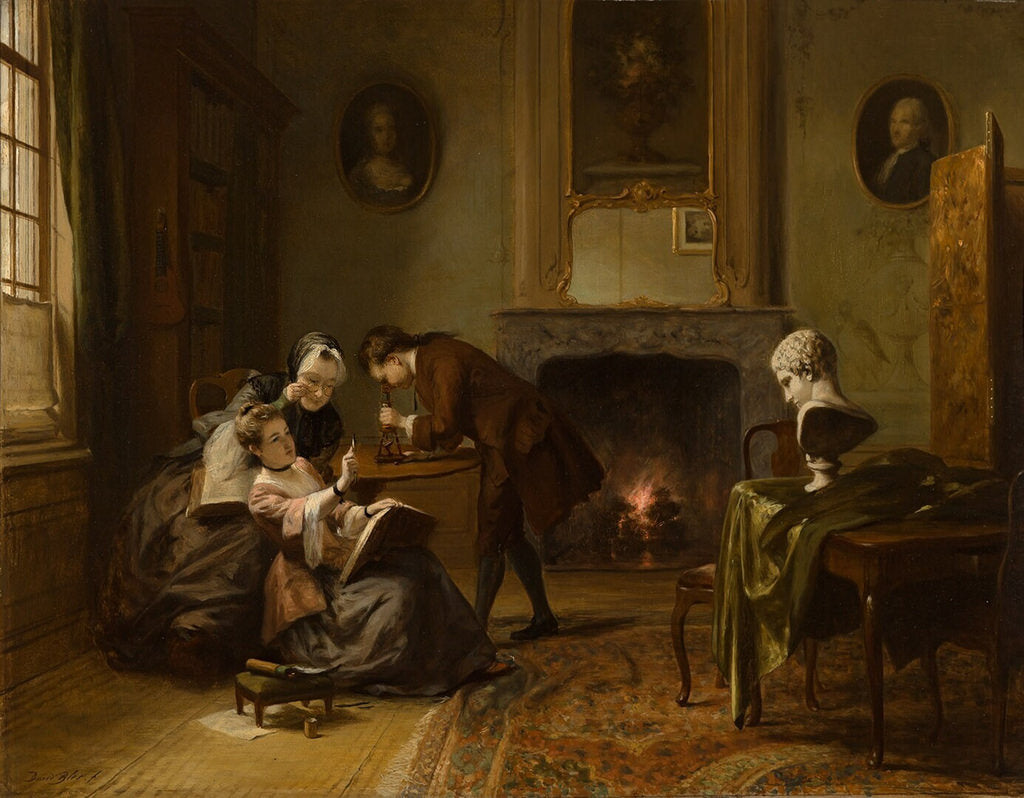 Who Learns to Draw, Learns to See, vintage artwork by David Bles, A3 (16x12") Poster Print