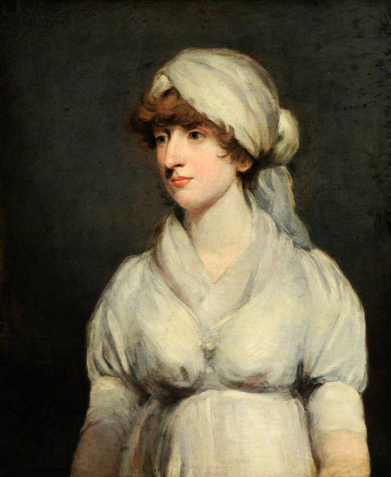Mary Anne Sykes, vintage artwork by John Hoppner, 12x8" (A4) Poster
