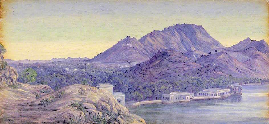 Ajmere. India. Decr. 1878, vintage artwork by Marianne North, 12x8" (A4) Poster