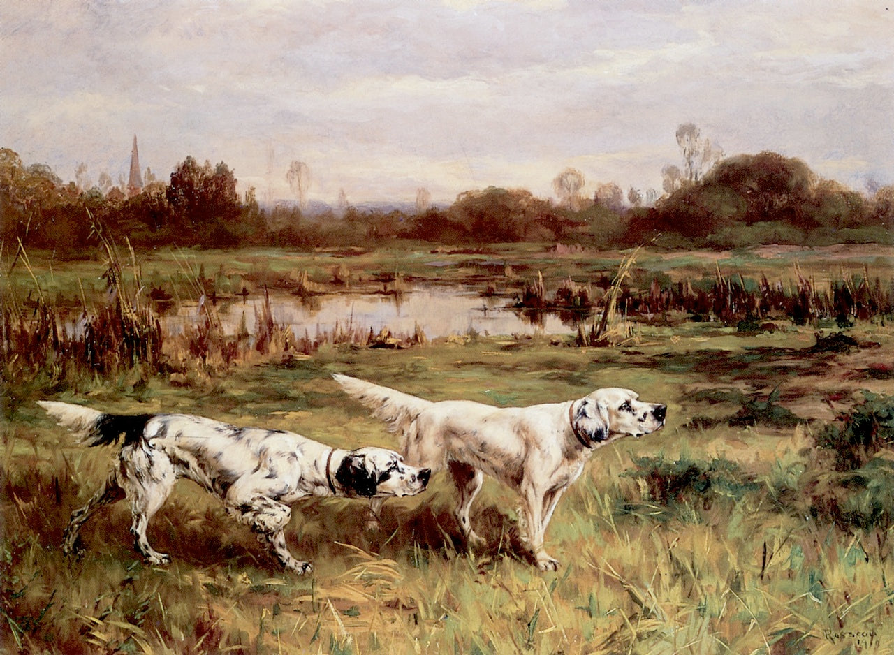 On the Scent by Percival Leonard Rosseau,A3(16x12")Poster
