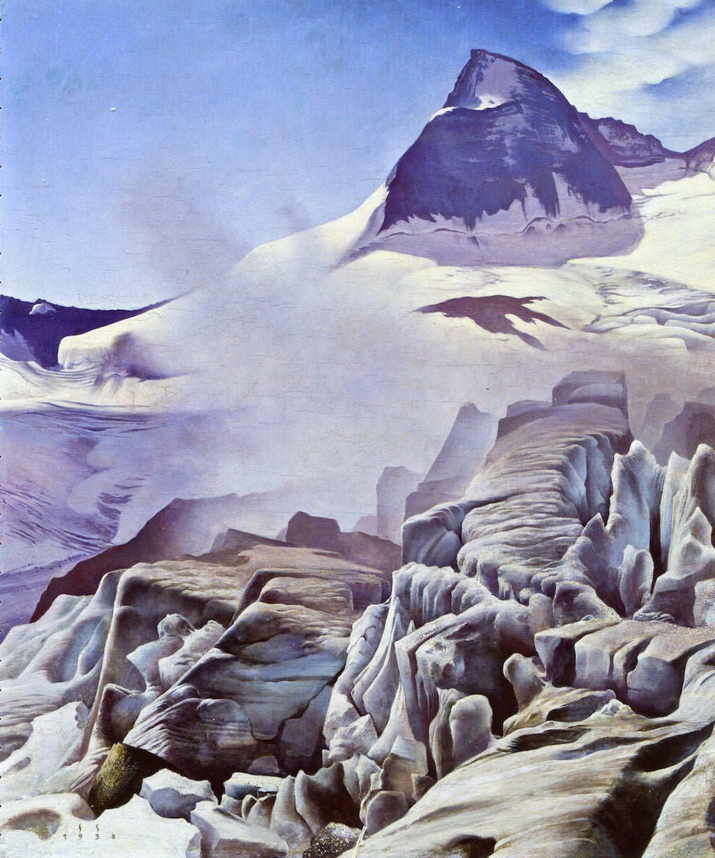 The Großer Geiger, vintage artwork by Franz Sedlacek, 12x8" (A4) Poster