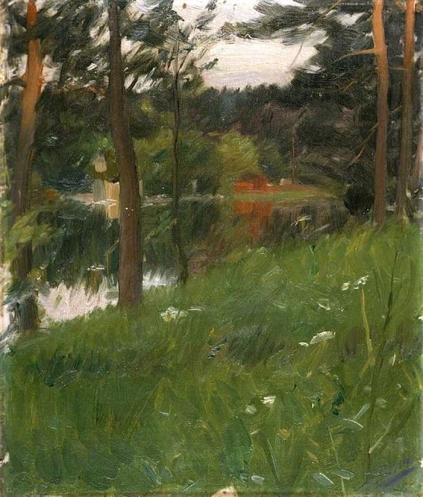 From Lidingon by Anders Zorn,A3(16x12")Poster