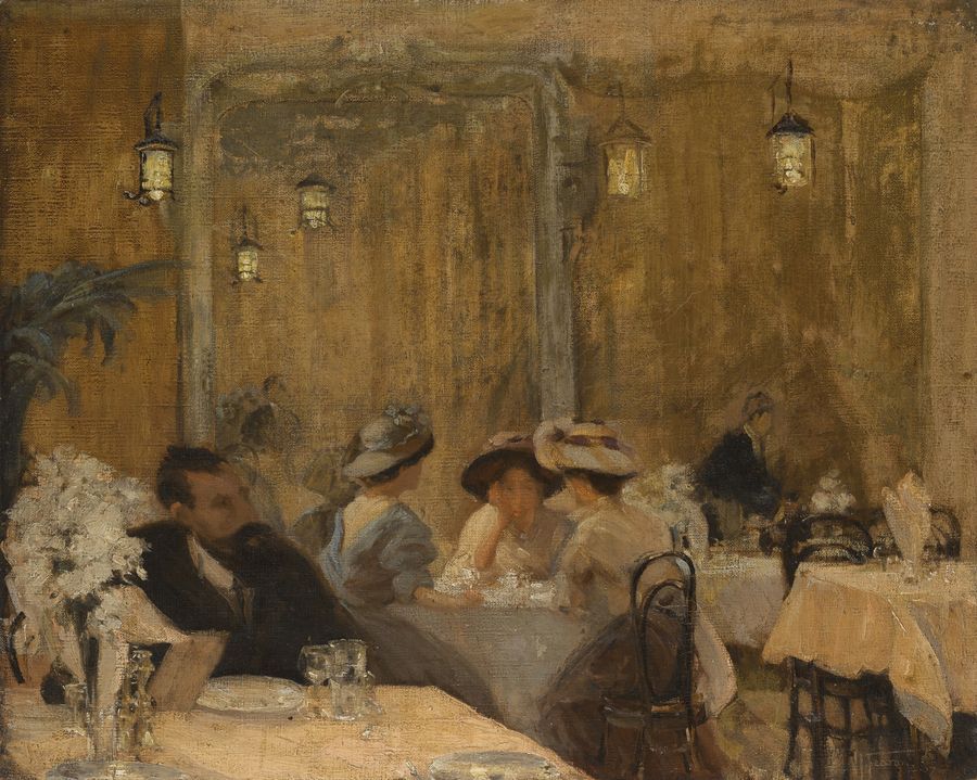 The Cafe Royal by Hilda Fearon,16x12(A3) Poster