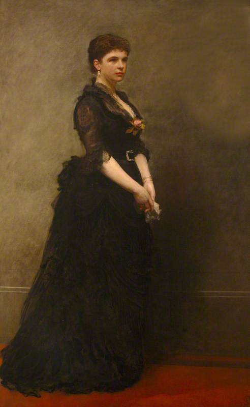 Mary Lyman Morgan, vintage artwork by James Sant, R.A., A3 (16x12") Poster Print
