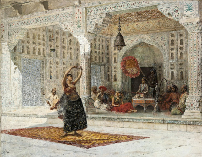 The Nautch, vintage artwork by Edwin Lord Weeks, 12x8" (A4) Poster