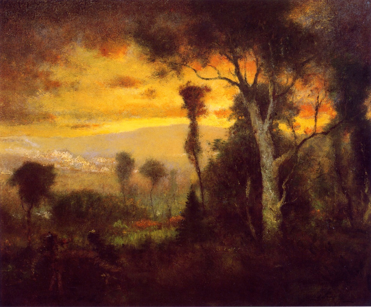 Sunset Glory by Elliott Daingerfield,A3(16x12")Poster