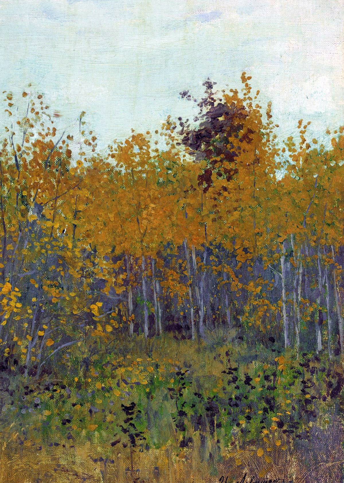 Autumn Woods by Isaak Levitan,A3(16x12")Poster