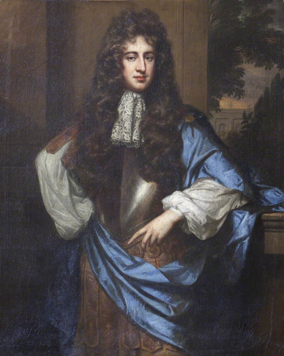 Sir Henry Hobart (c.1658–1698), 4th Bt, vintage artwork by Willem Wissing, 12x8" (A4) Poster