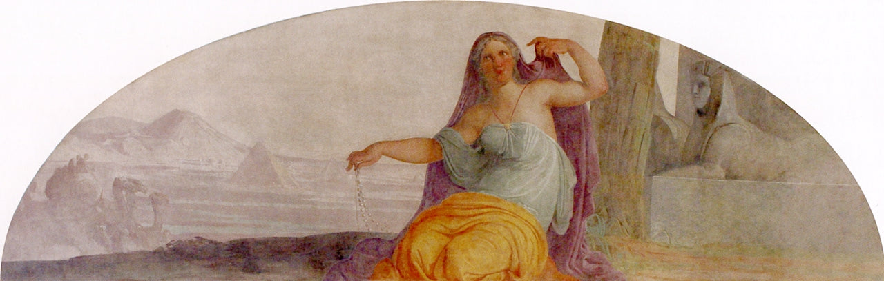 Asia, vintage artwork by Francesco Paolo Hayez, A3 (16x12") Poster Print