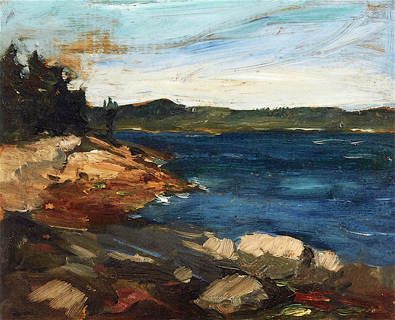 Across Linekin Bay, Maine by Robert Henri,A3(16x12")Poster