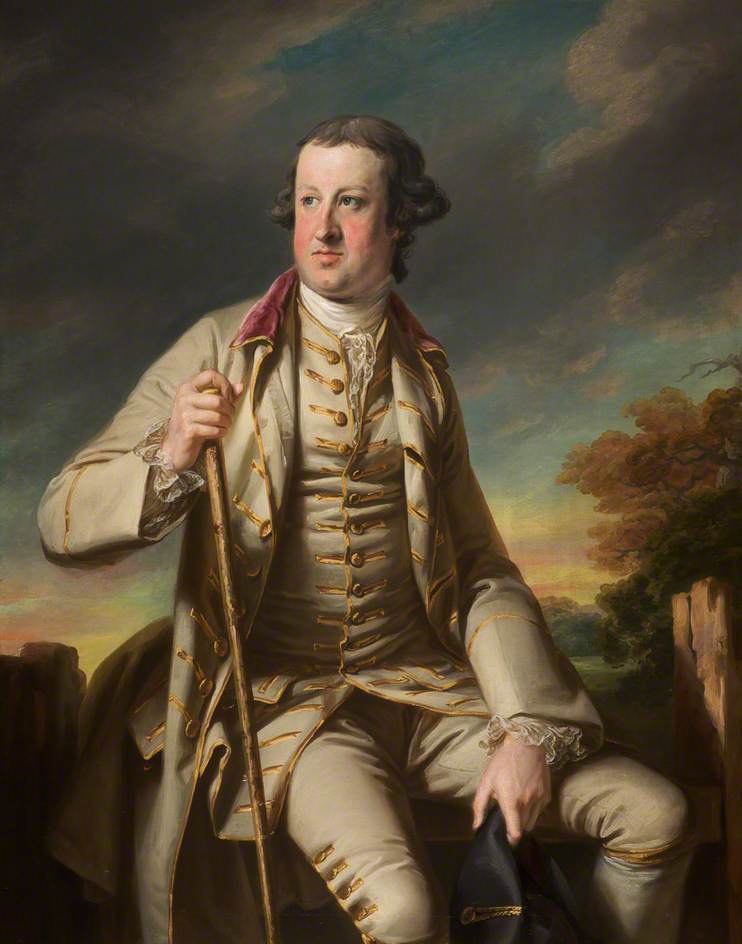 The Honourable John Smith-Barry, vintage artwork by Francis Cotes, R.A., 12x8" (A4) Poster