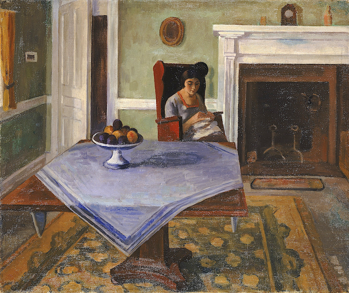 Farm Interior by Samuel Halpert,16x12(A3) Poster