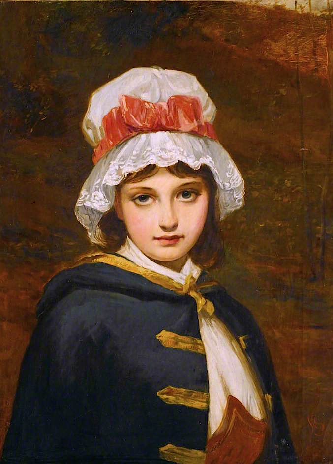 The Squire's Daughter, vintage artwork by Charles Sillem Lidderdale, 12x8" (A4) Poster