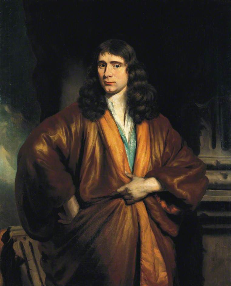 Thomas Sandys, vintage artwork by Nicolaes Maes, 12x8" (A4) Poster