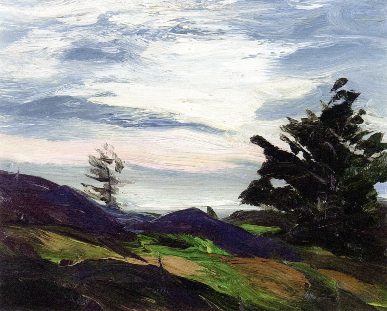 Cloudy Sunset by Robert Henri,A3(16x12")Poster