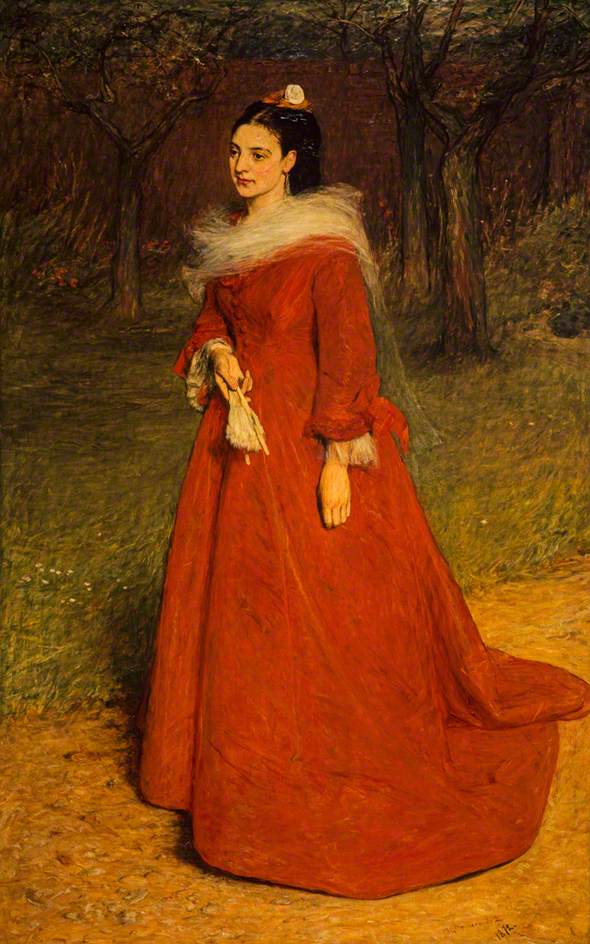 The Artist's Wife, Ellen Moxon, vintage artwork by Sir William Quiller Orchardson, 12x8" (A4) Poster