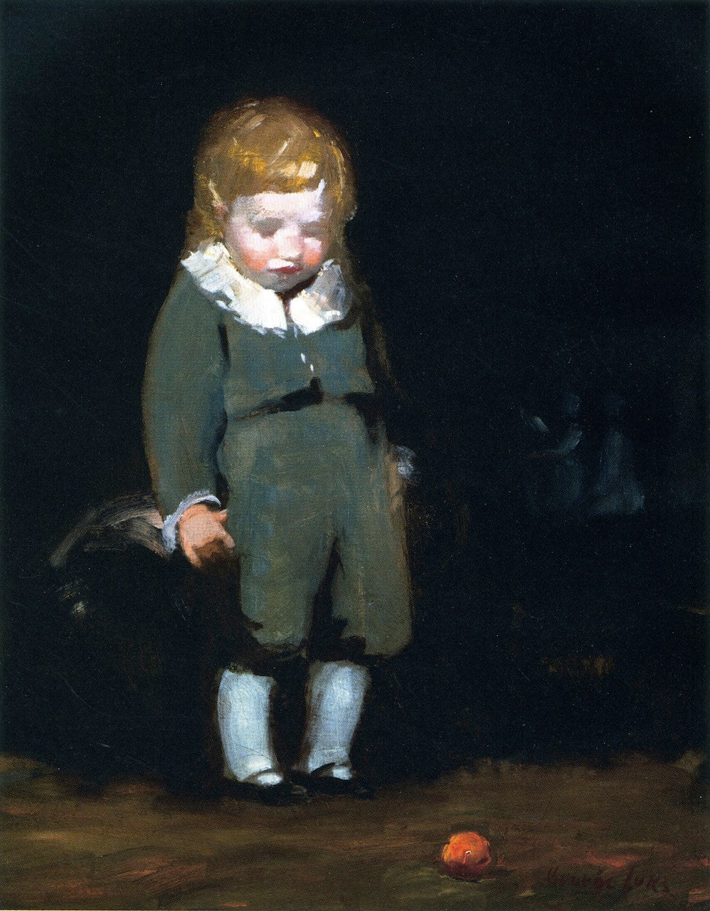 Child in Grey by George Luks,A3(16x12")Poster