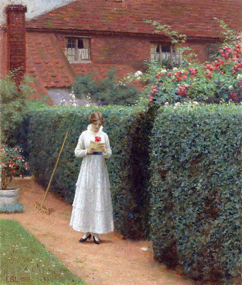 The Ticket, vintage artwork by Edmund Blair Leighton, 12x8" (A4) Poster