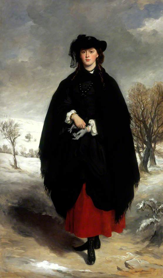 Anne Emily Sophia Grant, Mrs William Markham, vintage artwork by Sir Francis Grant, P.R.A., A3 (16x12") Poster Print