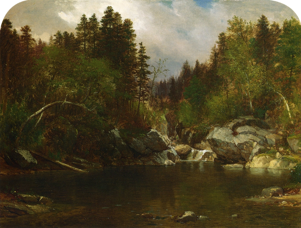 Calm Pond, vintage artwork by Samuel Lancaster Gerry, A3 (16x12") Poster Print