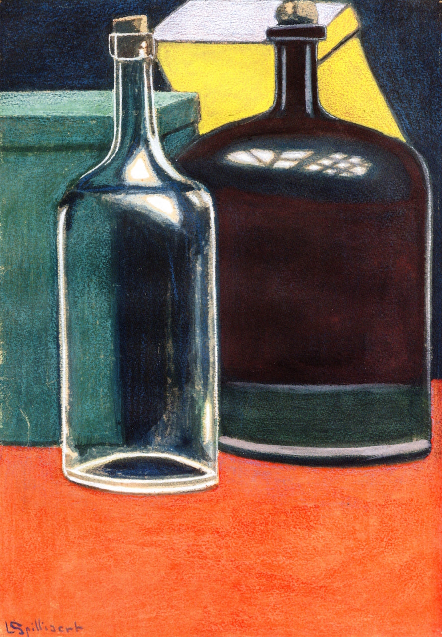 Bottles and Tins by Léon Spilliaert,16x12(A3) Poster