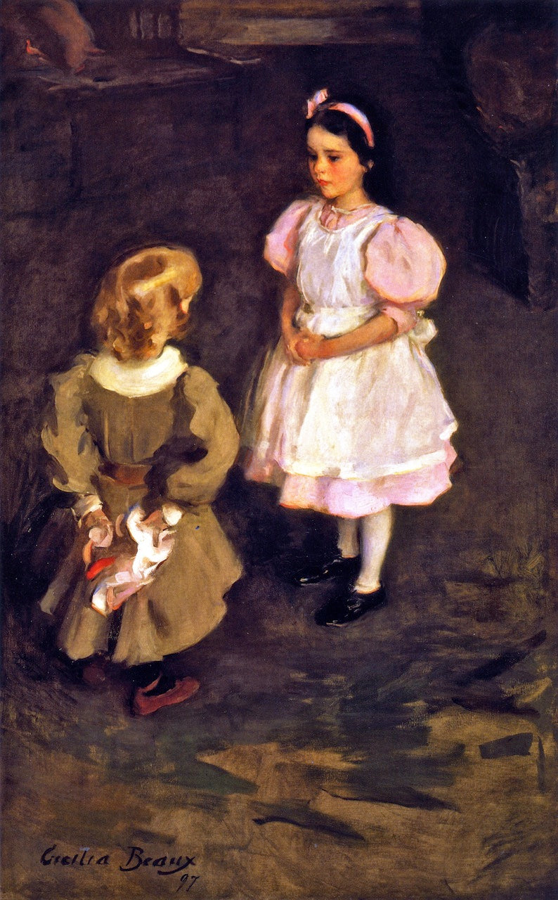 Sister and Brother by Cecilia Beaux,A3(16x12")Poster