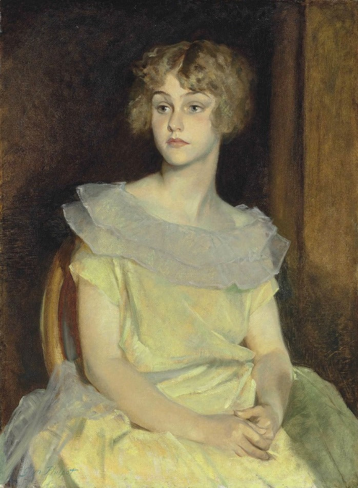 Portrait of Ellen Borden Stevenson by Glyn Warren Philpot,16x12(A3) Poster