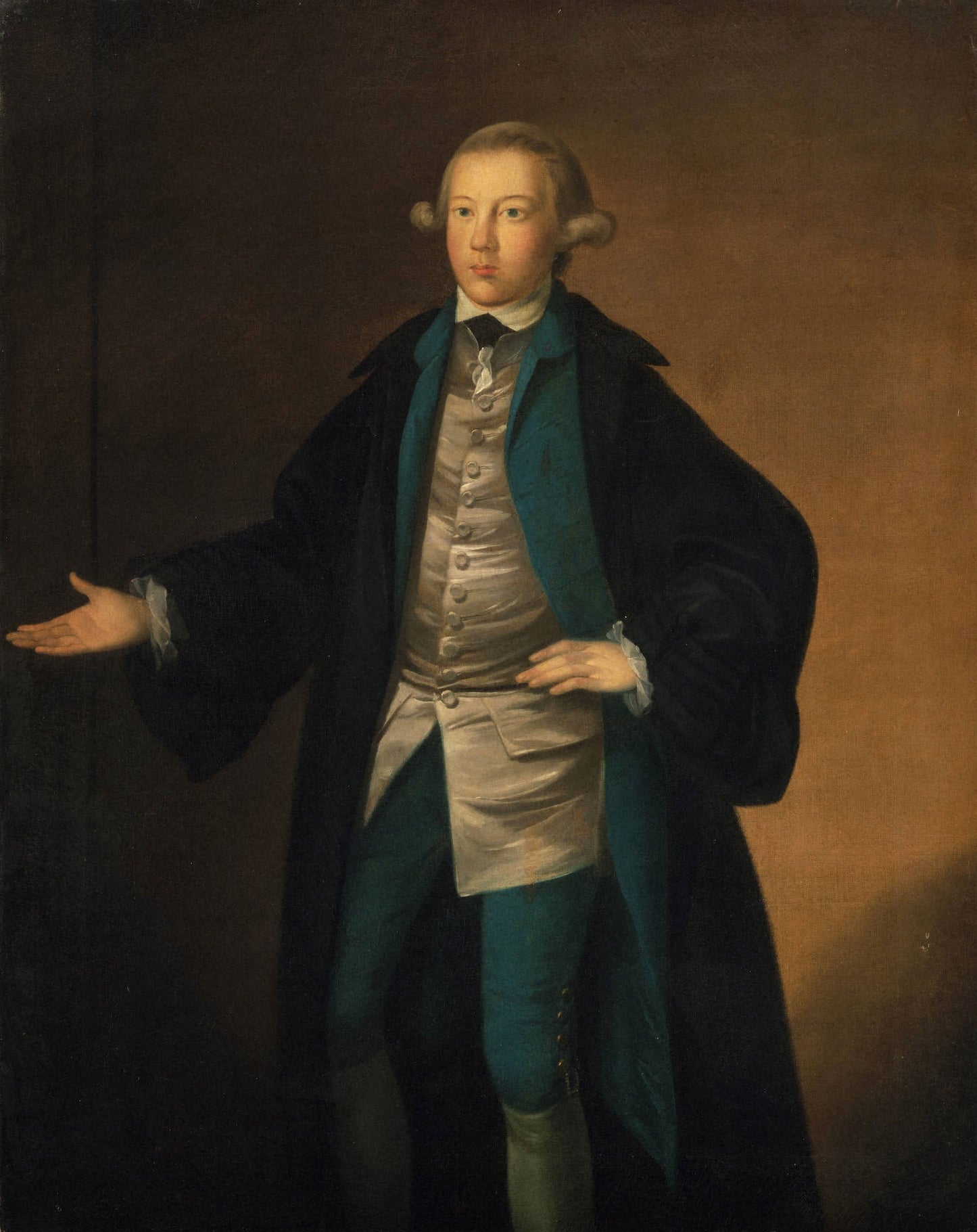 James McCulloch (1756-1836), vintage artwork by Matthew Pratt, 12x8" (A4) Poster