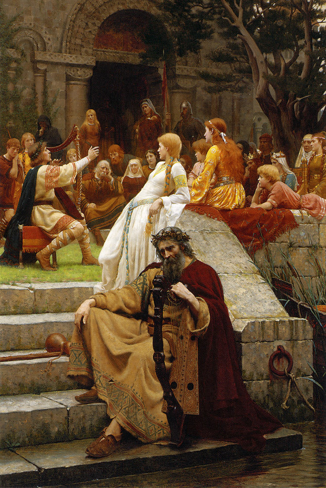 Fame, vintage artwork by Edmund Blair Leighton, 12x8" (A4) Poster