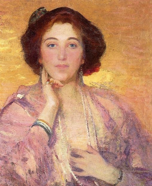 Fire Opal, vintage artwork by Robert Vonnoh, 12x8" (A4) Poster