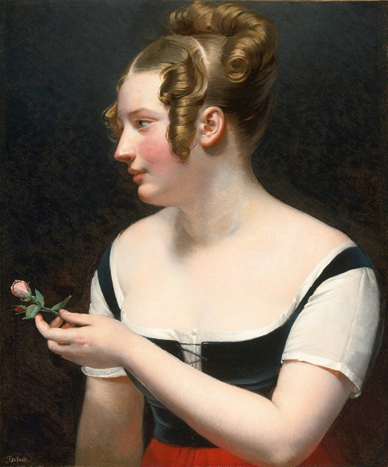 Allegory of smell, vintage artwork by Edouard Louis Dubufe, A3 (16x12") Poster Print