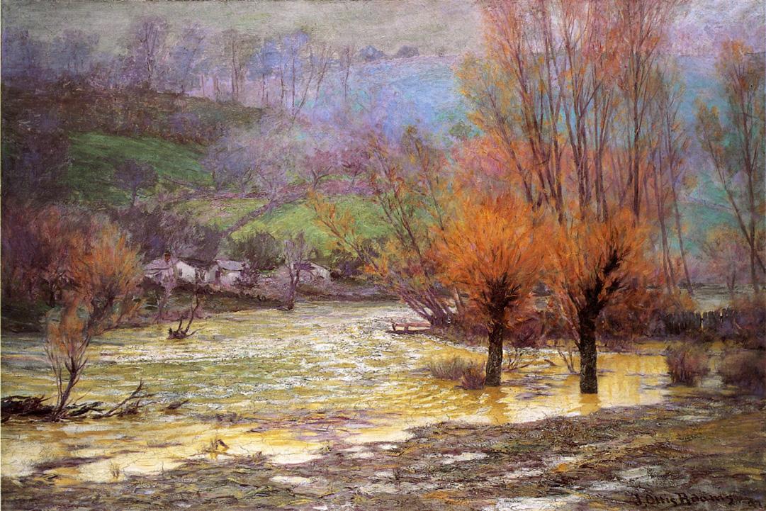 November Freshet by John Ottis Adams,A3(16x12")Poster