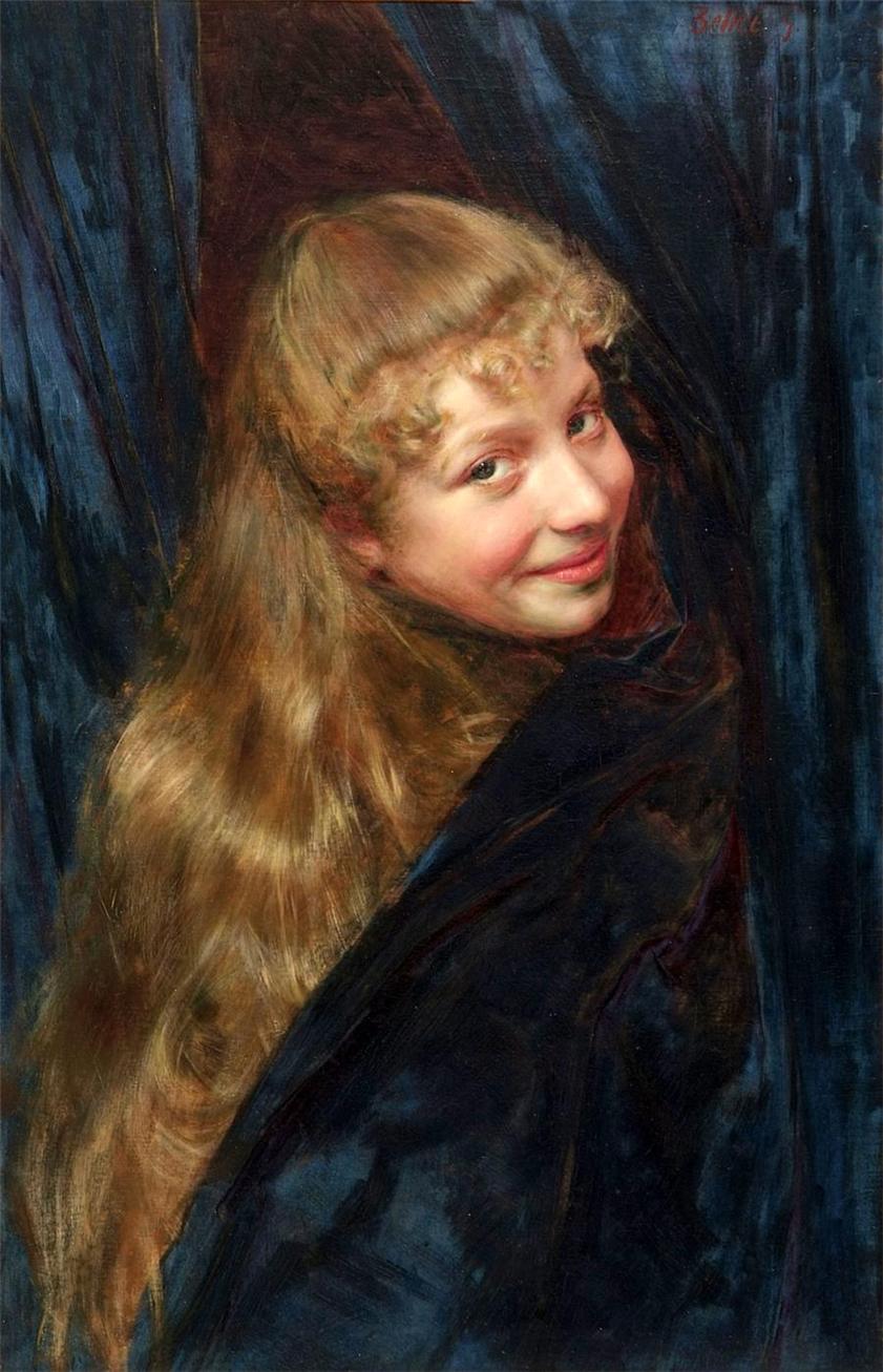 Hide And Seek, vintage artwork by Gaetano Bellei, 12x8" (A4) Poster