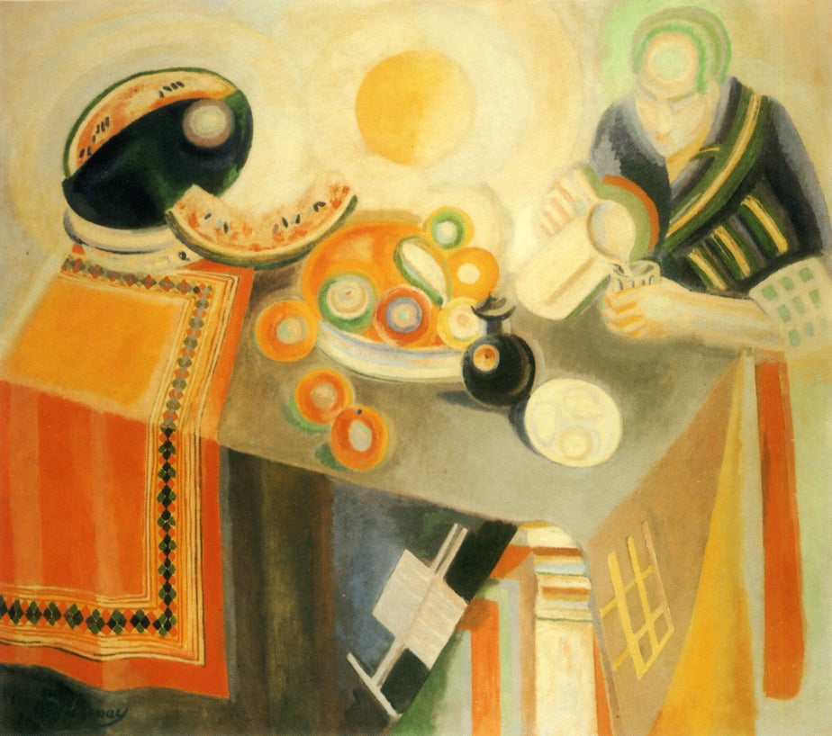 The Bowl, vintage artwork by Robert Delaunay, 12x8" (A4) Poster