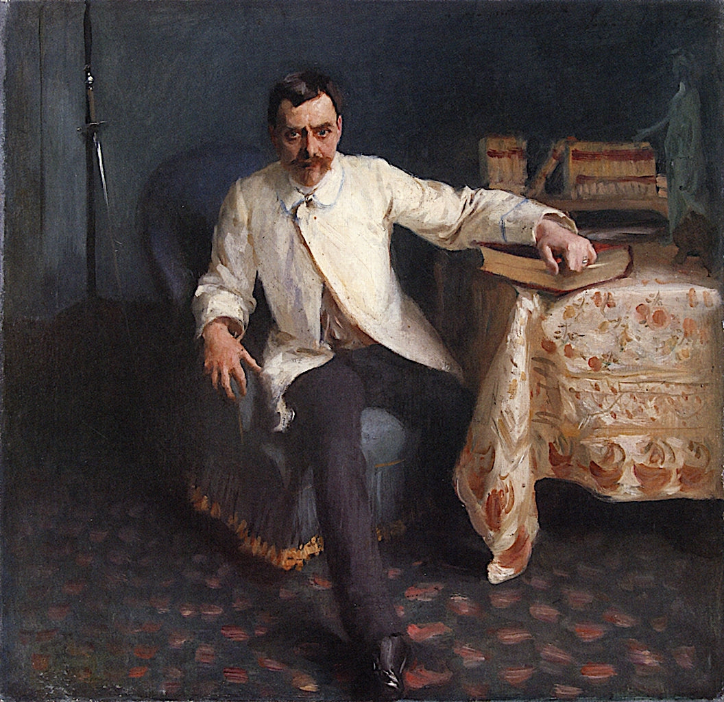 Arsène Vigeant, vintage artwork by John Singer Sargent, 12x8" (A4) Poster